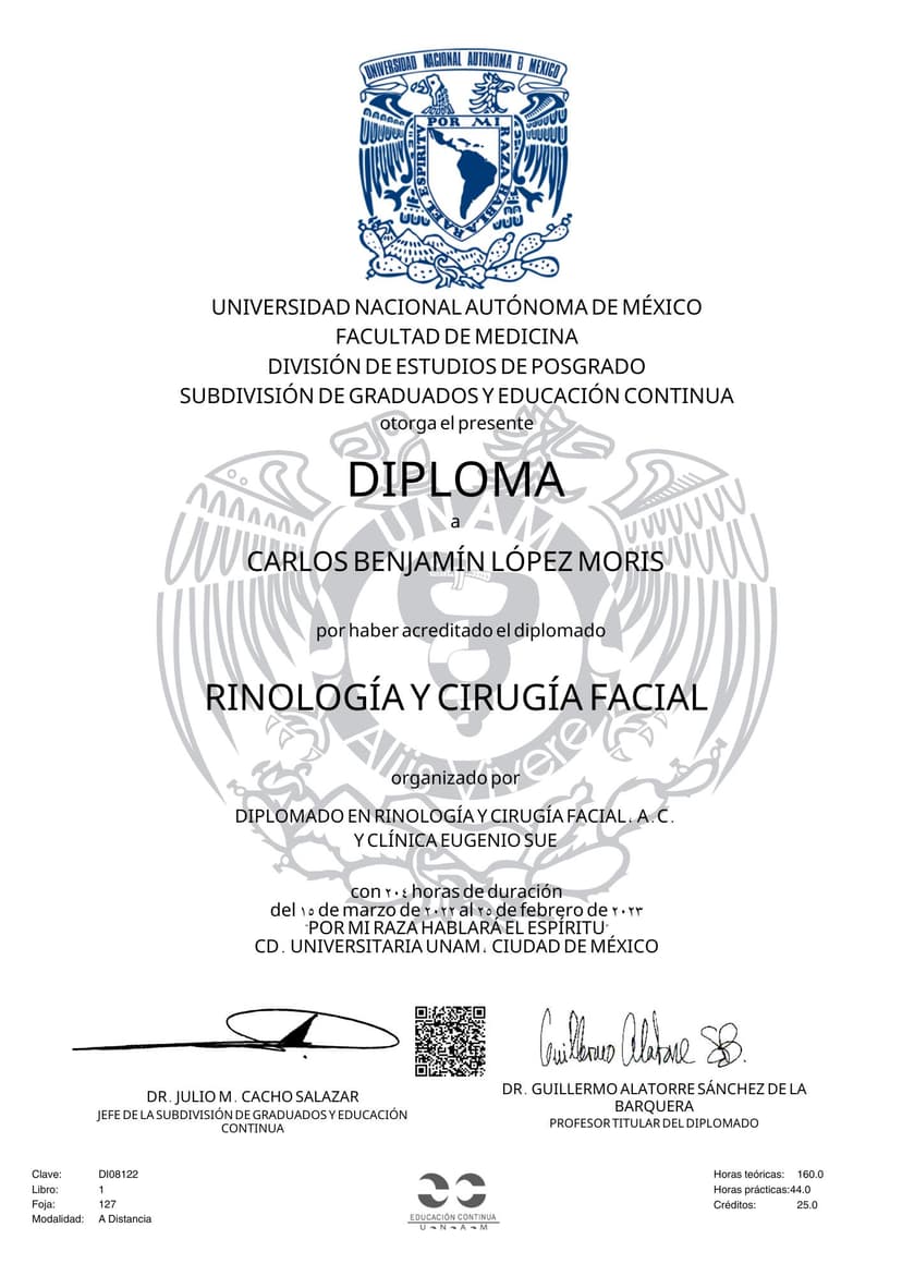 Rinología y Cirugía Facial